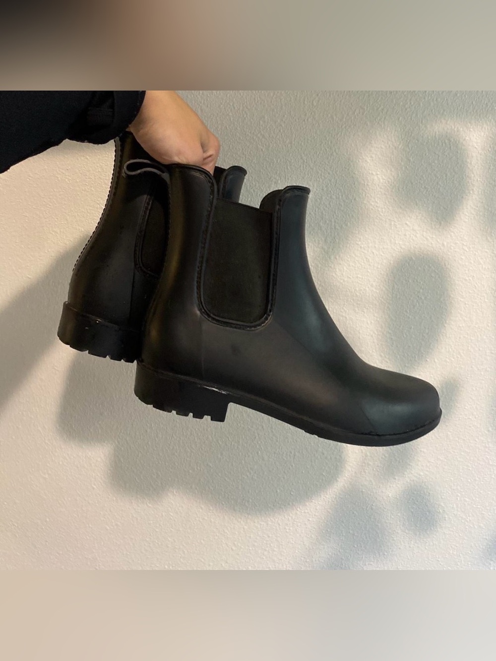 Target Black Chelsea Rain Booties for Women